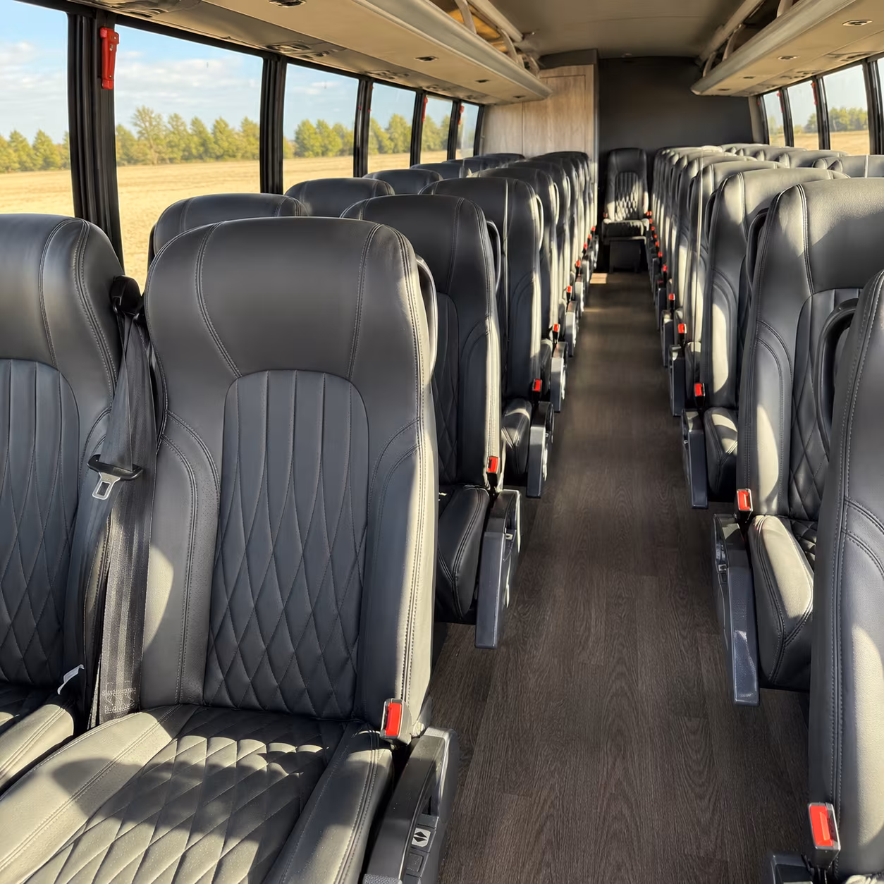 30 passenger minibus inside
