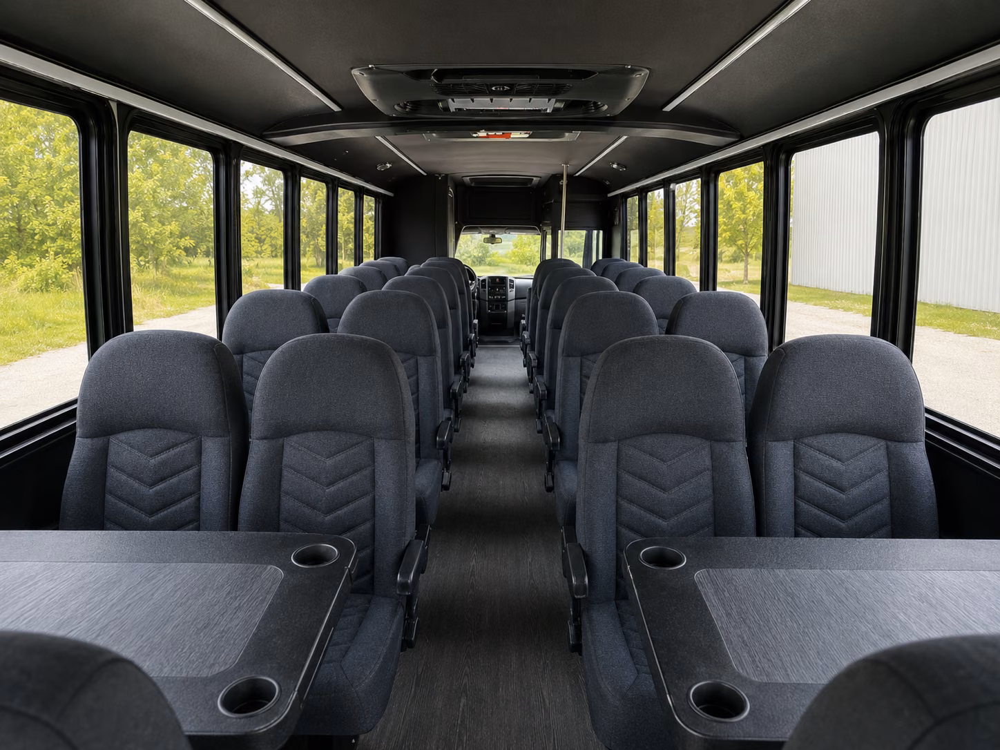 walnut creek 18 passenger minibus inside