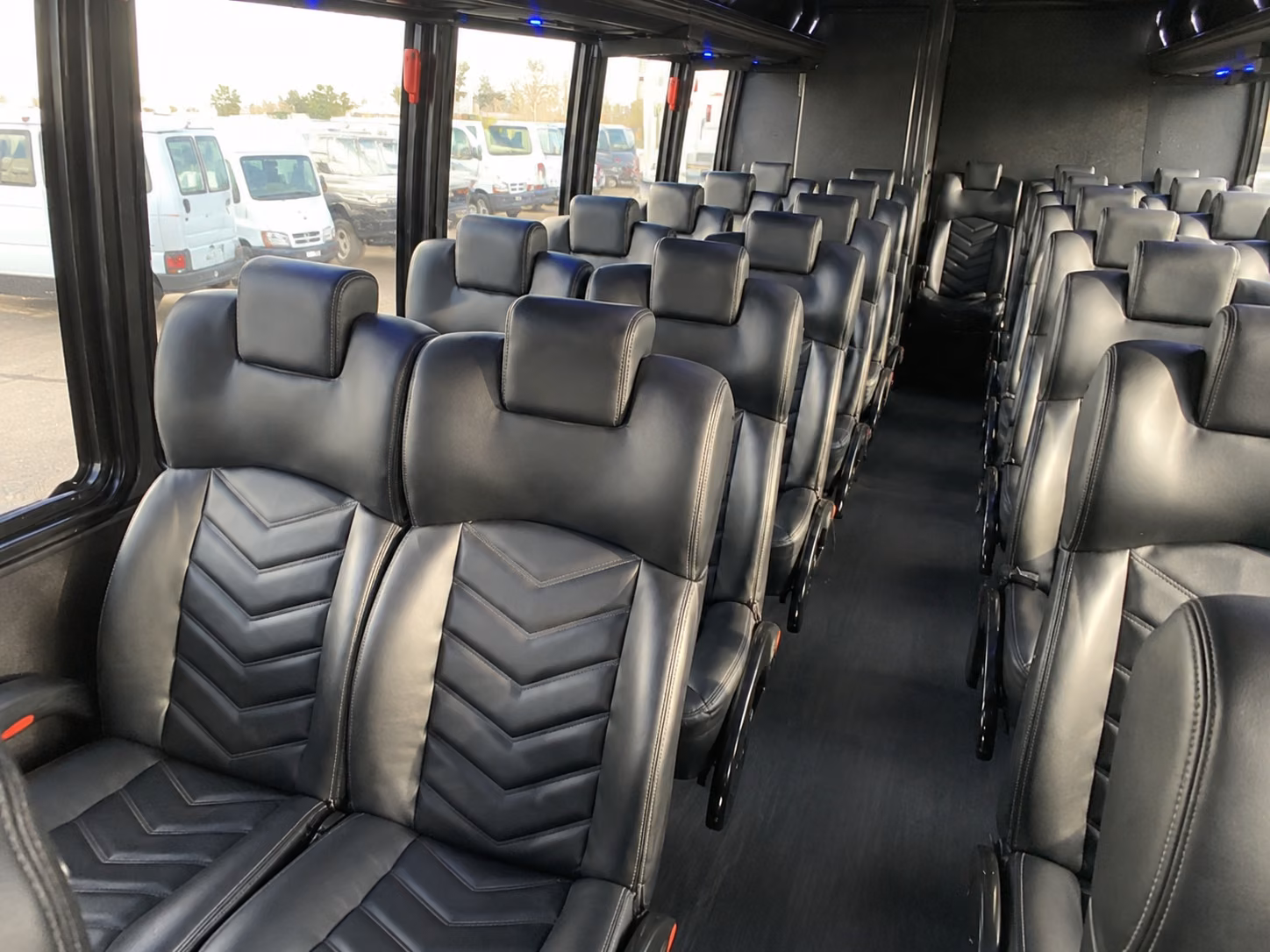 walnut creek 18 passenger minibus interior