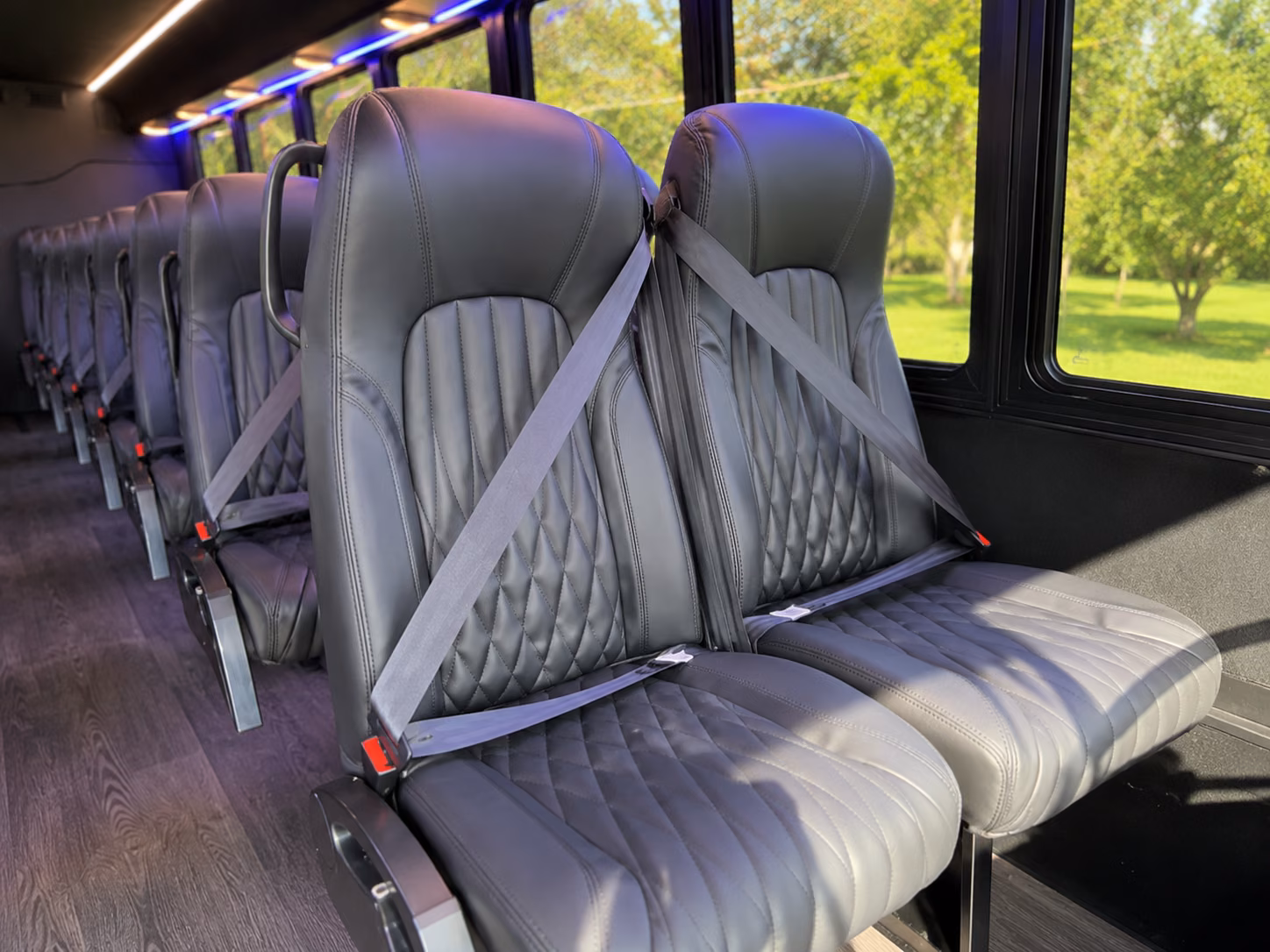 walnut creek 20 passenger minibus inside