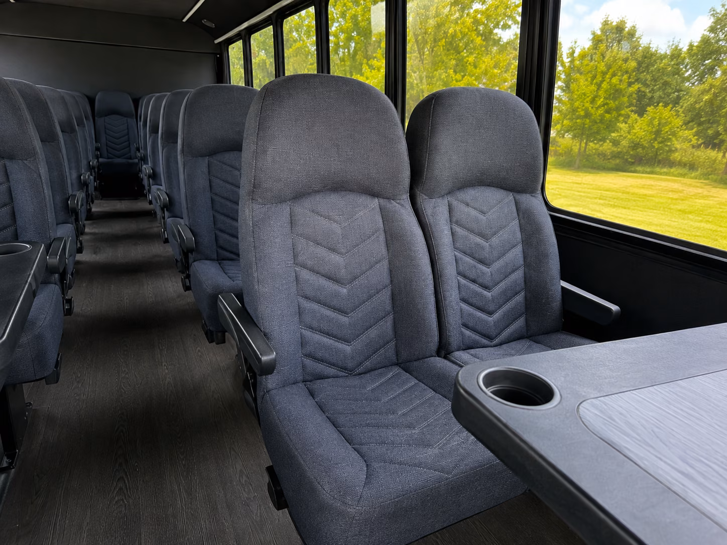 walnut creek 20 passenger minibus interior