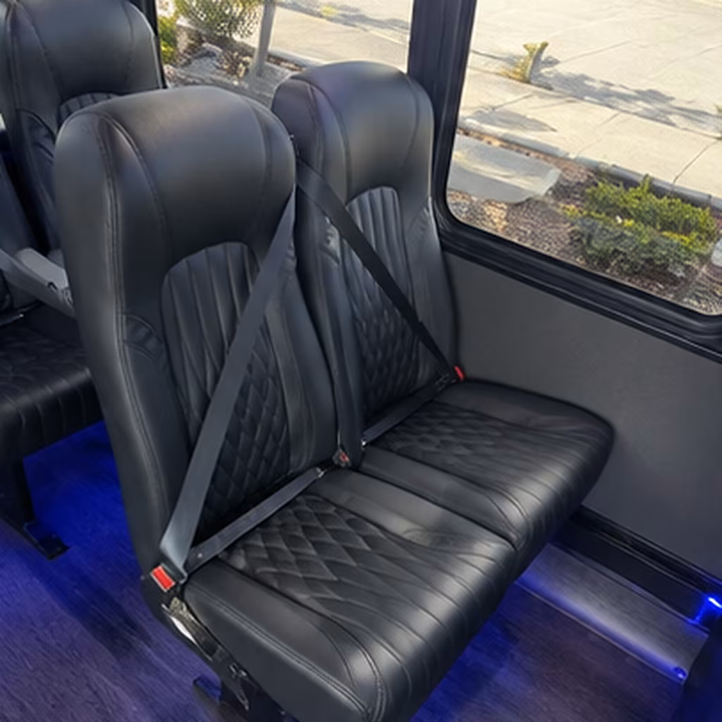 walnut creek 28 passenger minibus inside