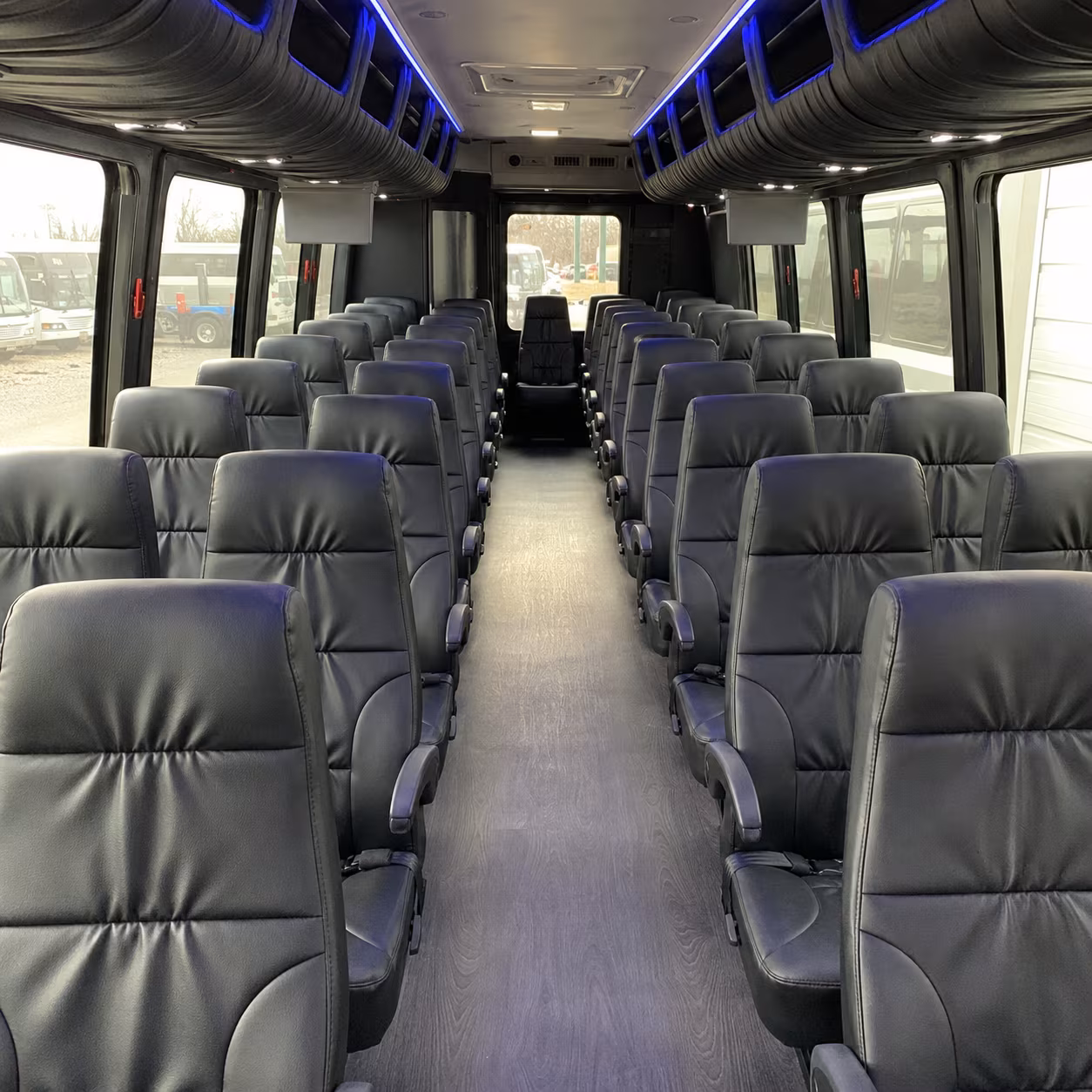 walnut creek 28 passenger minibus interior