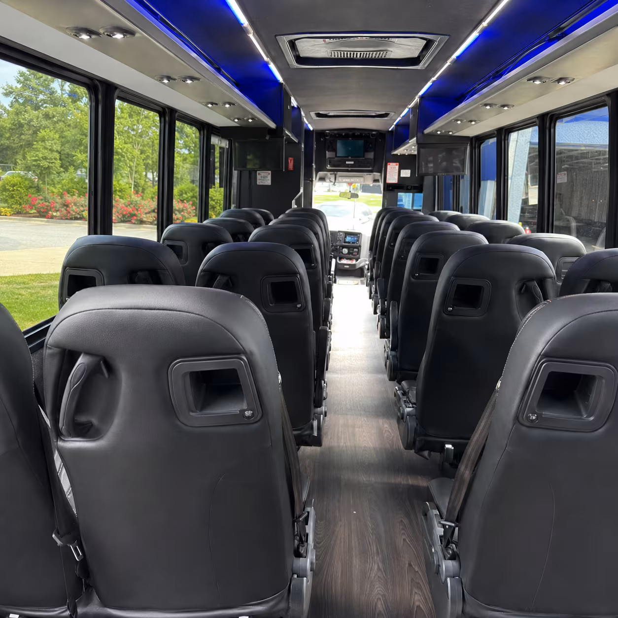 walnut creek 35 passenger minibus interior