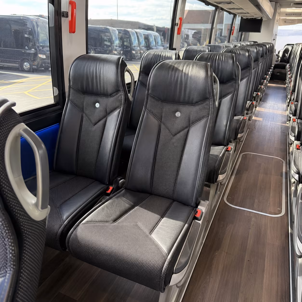 walnut creek 56 passenger charter bus interior