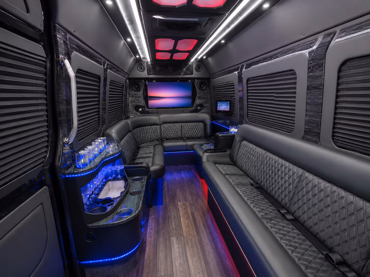walnut creek sprinter limousine inside