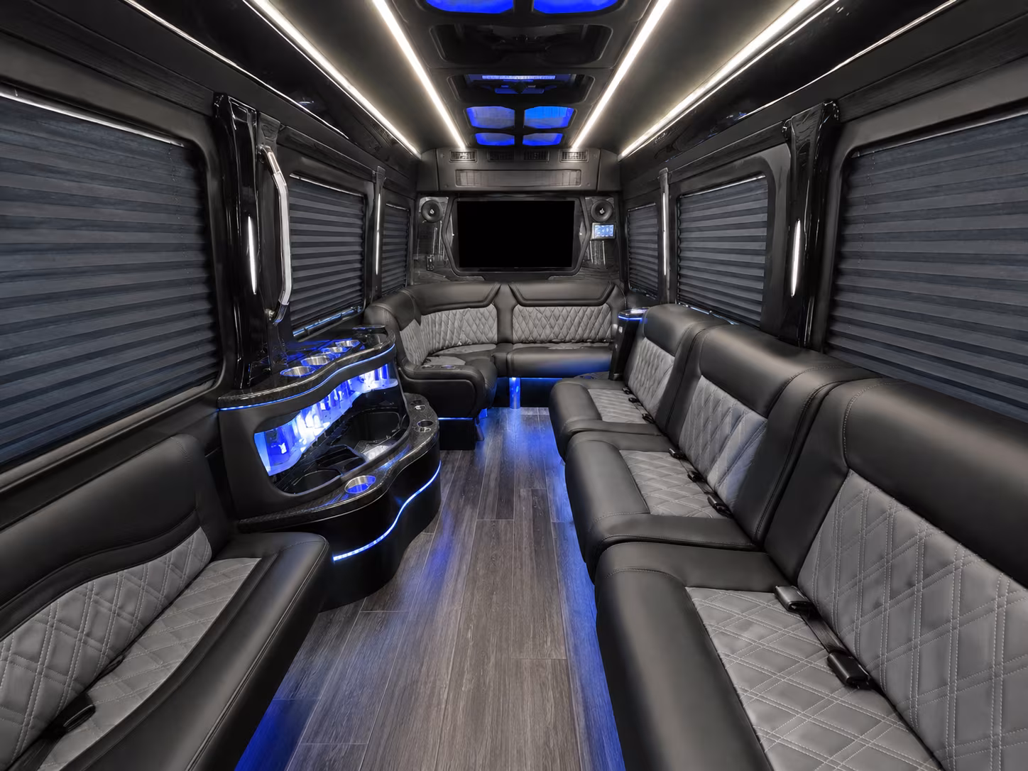 walnut creek sprinter limousine interior
