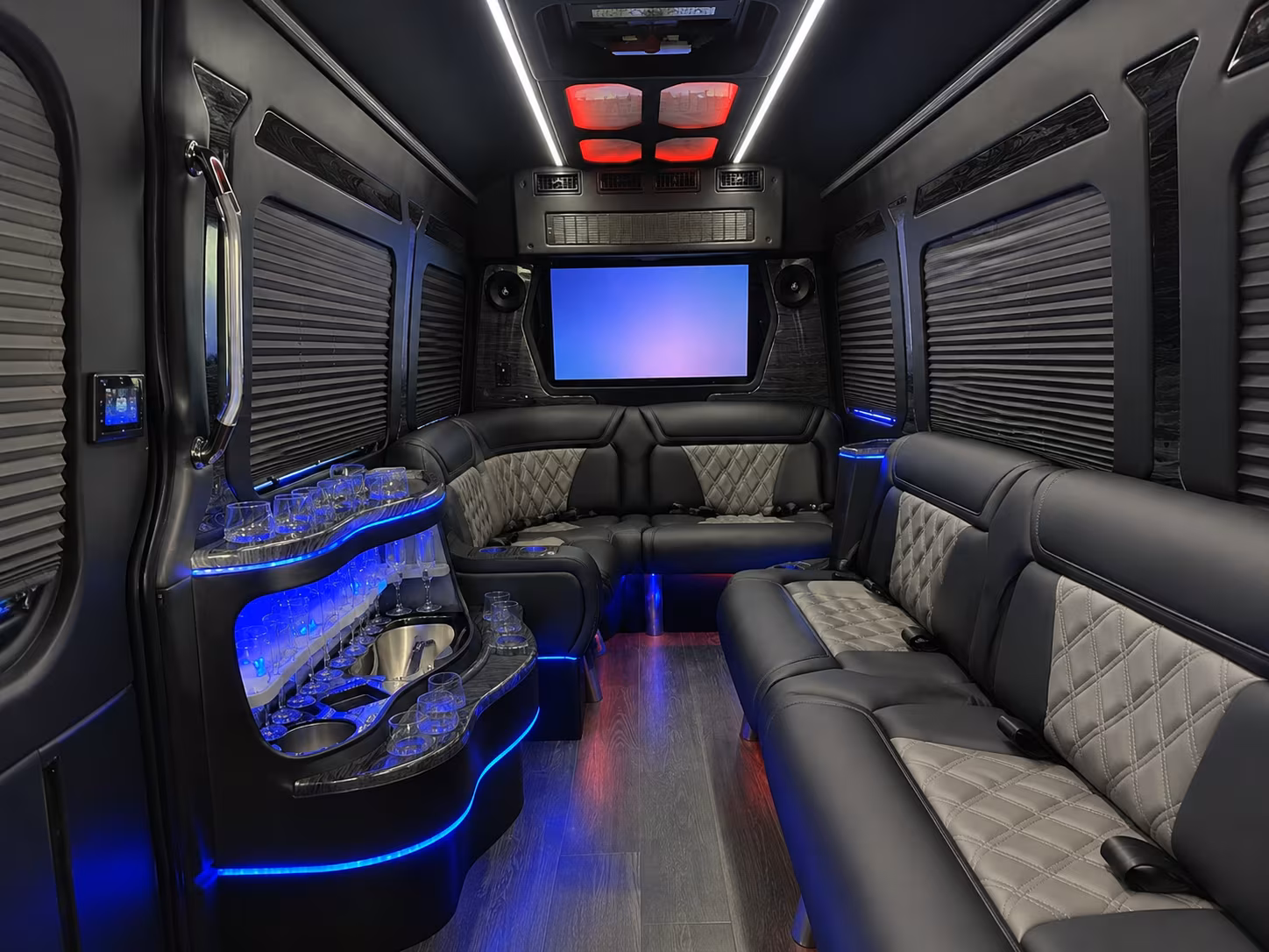 walnut creek wedding transportation onboard seating